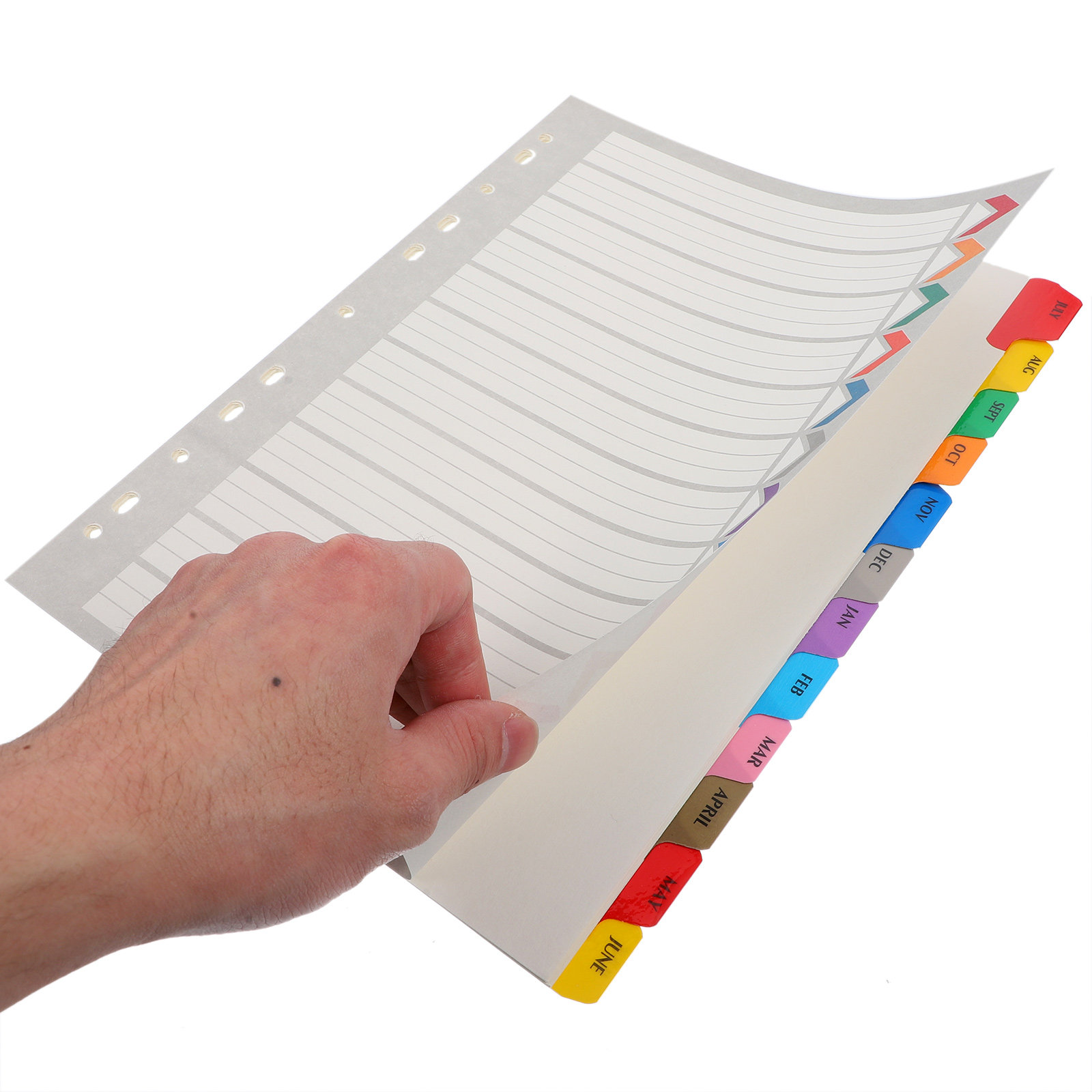 12 Lembar Pembatas Binder yang - Tab Divider A4 ulasan dan harga