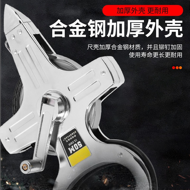 Pita Ukur Baja Tahan Karat 50  - Tape Dispenser Weighted ulasan dan harga