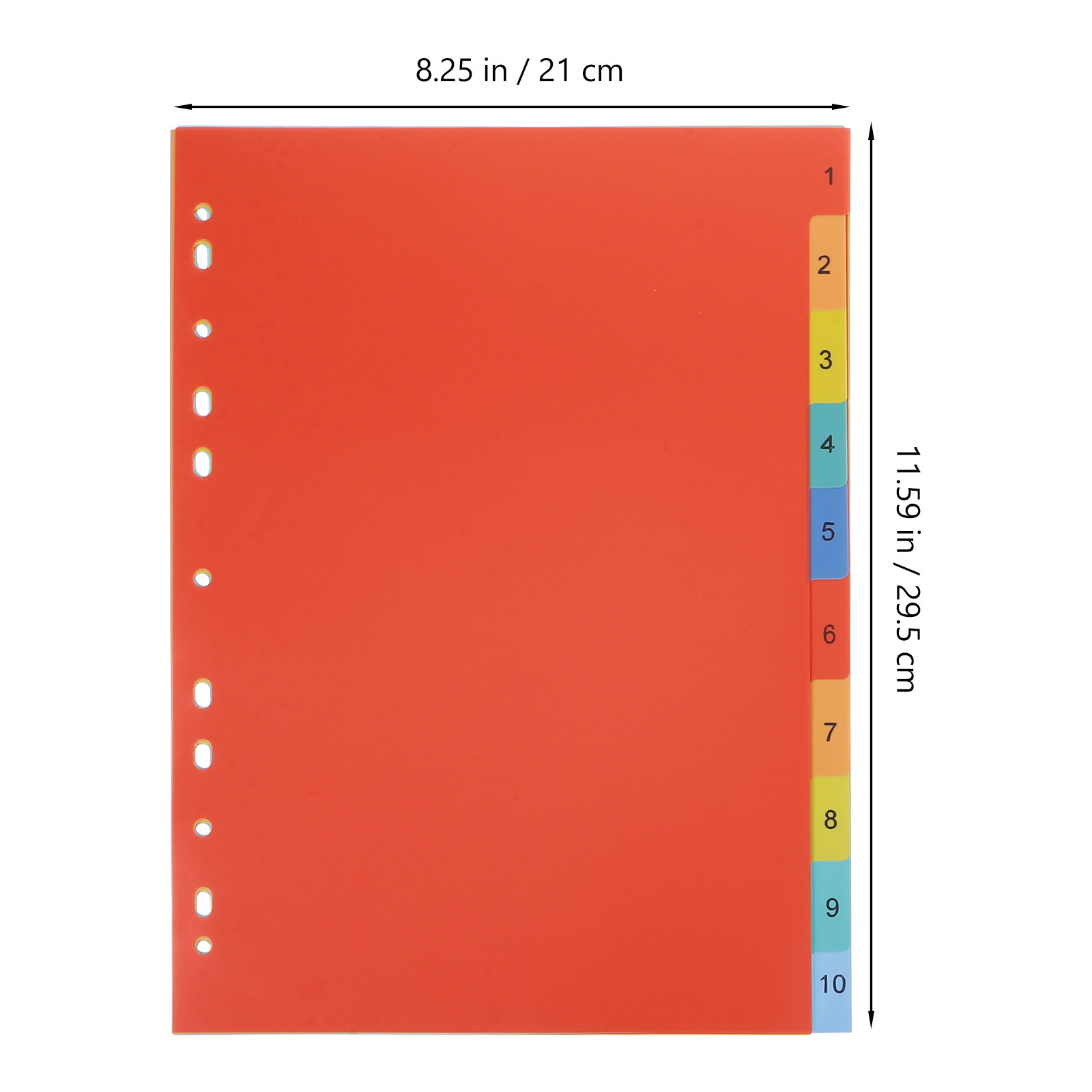 2Set Pembatas Buku A4 dari Pla - Tab Divider A4 ulasan dan harga