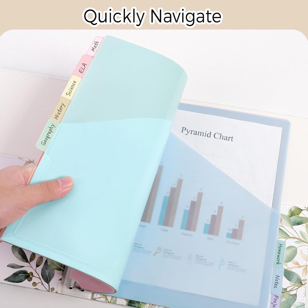8 buah Pembatas Binder A4 Past - Tab Divider A4 ulasan dan harga