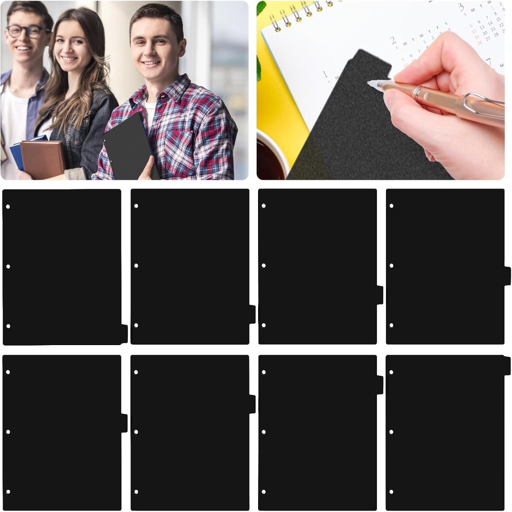 8 Sekat Binder Plastik Hitam A - Tab Divider A4 ulasan dan harga